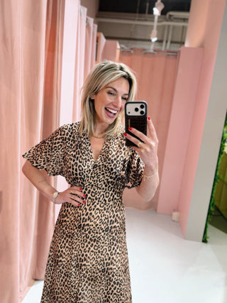 Fenna Dress - Leopard