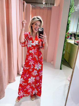 Fenna Dress - Rood