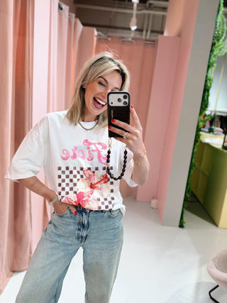 Fiore Tee - Roze