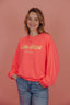 France Sweater - Neon Roze