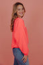 France Sweater - Neon Roze