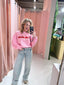 France Sweater - Roze