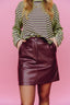 Geza Skirt - Bordeaux