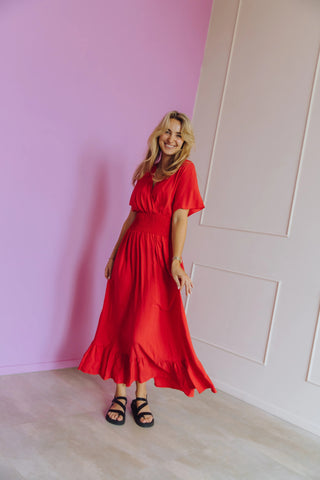 Gloria Dress - Rood