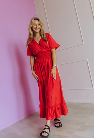 Gloria Dress - Rood