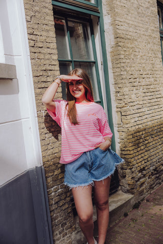 Good Day Tee - Roze