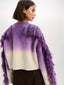 Grace Fringe Sweater - Paars
