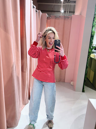 Hailey Longsleeve - Rood