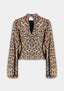 Floor Longsleeve Blouse - Leopard