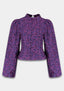 Floor Longsleeve Blouse - Multi Violet/Paars