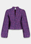 Floor Longsleeve Blouse - Multi Violet/Paars