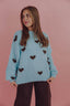 Heart Knit - Lichtblauw
