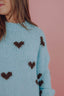 Heart Knit - Lichtblauw