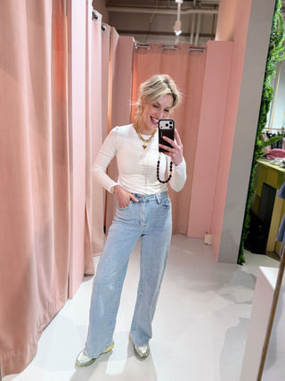 Heart Pocket Jeans - Blauw