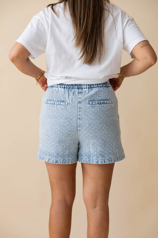 Heart Short - Denim