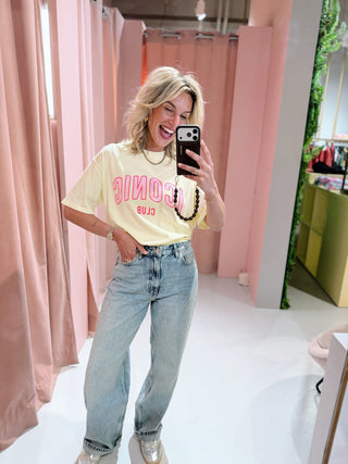 Iconic Club Tee - Geel