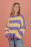 Ilvy Knit - Lila/Geel