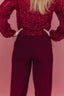 Isa Pantalon - Bordeaux