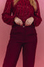 Isa Pantalon - Bordeaux