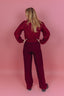 Isa Pantalon - Bordeaux