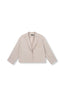 Jackie Cropped Blazer - Beige