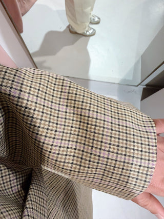 Jasmijn Blazer - Geel Ruit