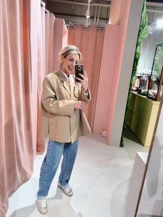 Jasmijn Blazer - Camel
