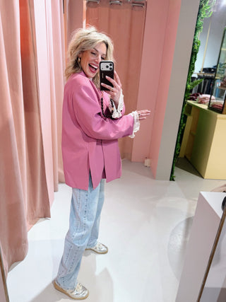 Jasmijn Blazer - Roze