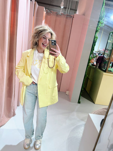 Joelle Blazer - Geel