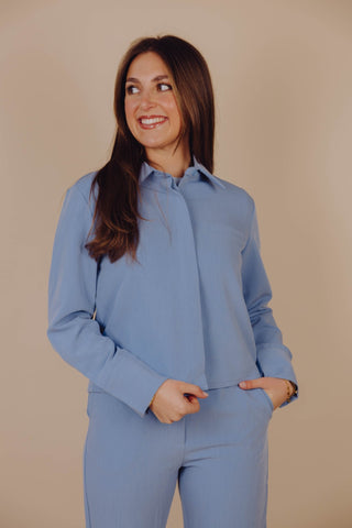 Joy Blouse - Blauw