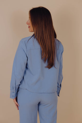 Joy Blouse - Blauw