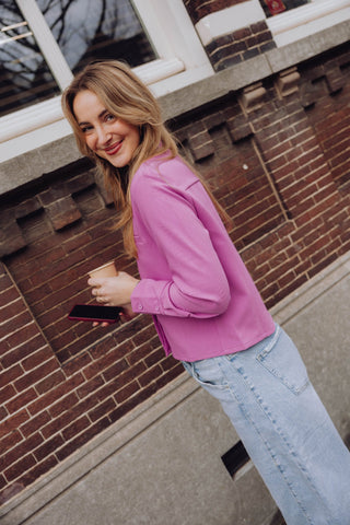 Joy Blouse - Roze
