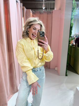 June Blouse - Geel