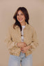Kaitlyn Bomber - Beige