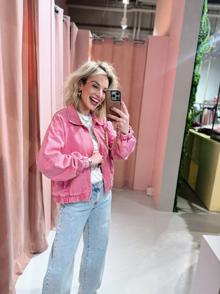 Kaitlyn Bomber - Roze