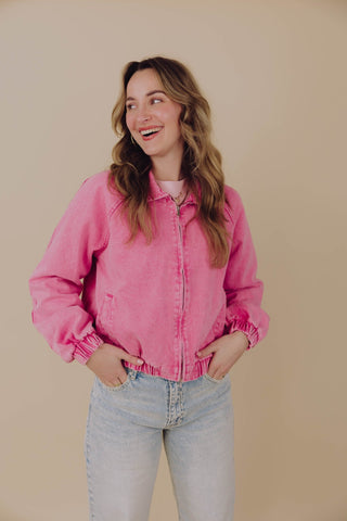 Kaitlyn Bomber - Roze