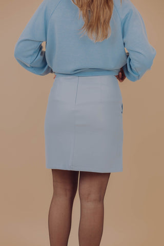 Kane PU Skirt - Blauw