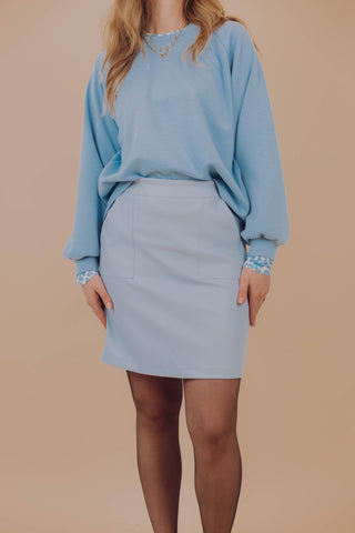 Kane PU Skirt - Blauw