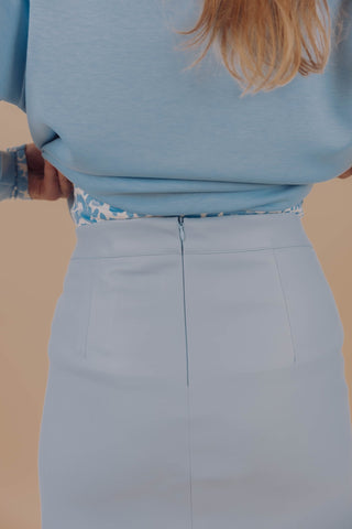 Kane PU Skirt - Blauw