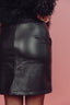 Kate PU Skirt - Zwart