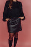 Kate PU Skirt - Zwart