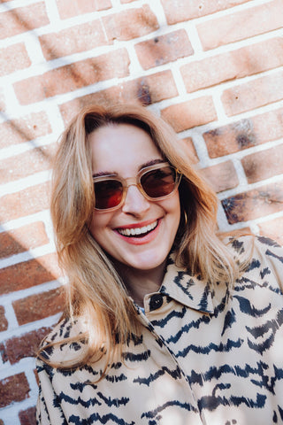 Kaws Sunglasses - Ecru Transparent