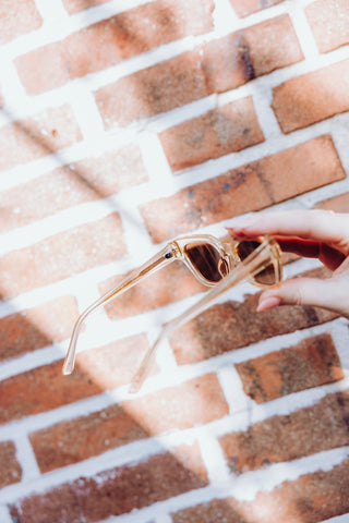 Kaws Sunglasses - Ecru Transparent