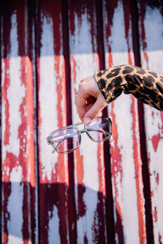 Kaya Sunglasses - Grey Transparent