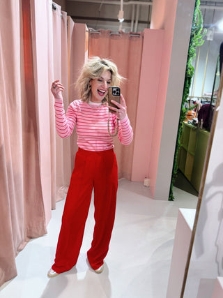 Kayla Pants - Rood