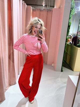 Kayla Pants - Rood