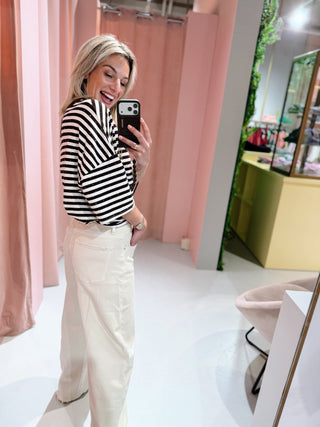 Kelly Barrel Jeans - Beige