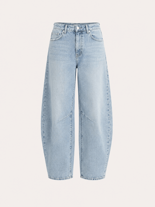 Kelly Barrel Jeans - Light Blue