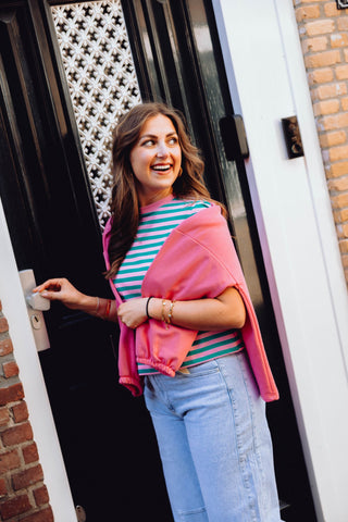 Laura Tee - Zeegroen
