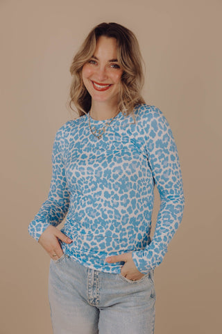 Leopard Longsleeve - Blauw